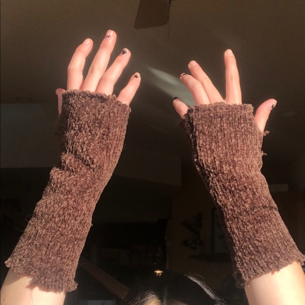 Chunky fairy arm warmers